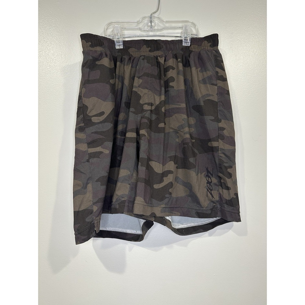 Zoot Men's Shorts Size Med Triathlon Shorts Camo Running Swimming Cycling Race